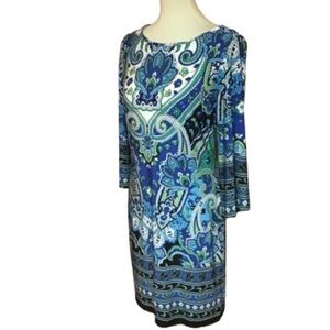 Madison Leigh lotus flowers bright dress